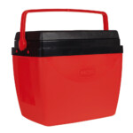 Caixa Térmica 34L Vermelho com Preto - Loja Mor - Artigos para sua casa!