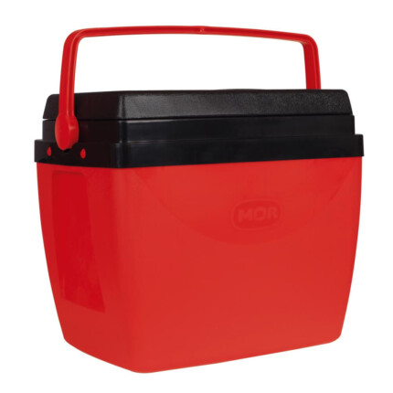 Caixa Térmica 34L Vermelho com Preto - Loja Mor - Artigos para sua casa!