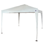 Gazebo X-Flex Oxford com Silvercoating Branco 3m x 3m - Loja Mor - Artigos para sua casa!