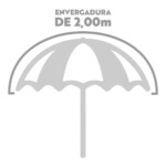 Kit Praia Guarda Sol 2m Carrinho Com Avanço Cadeira Alta Listrada De Alumínio - Mor - Laranja