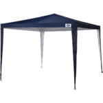 Gazebo 3m x 3m Poliester Oxford Azul com Silvercoating - Loja Mor - Artigos para sua casa!