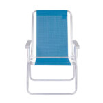 Cadeira Alta Conforto Total Alumínio Sannet - Azul - Loja Mor - Artigos para sua casa!