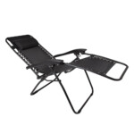 Cadeira Sevilha Reclinável Preta - Loja Mor - Artigos para sua casa!