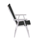 Cadeira Alta Conforto Total Alumínio Sannet Preto - Loja Mor - Artigos para sua casa!