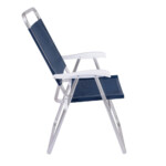 Cadeira Master Plus Alumínio Azul - Loja Mor - Artigos para sua casa!