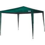 Gazebo Poliester Oxford Verde com Silvercoating 3m x 3m - Loja Mor - Artigos para sua casa!