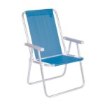 Cadeira Alta Conforto Total Alumínio Sannet - Azul - Loja Mor - Artigos para sua casa!